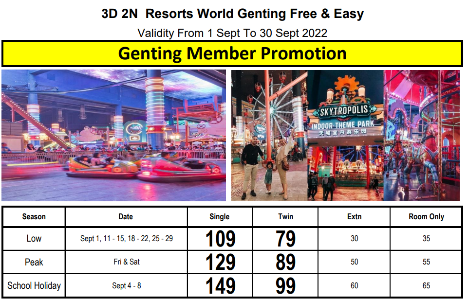 genting highland tour package 2022