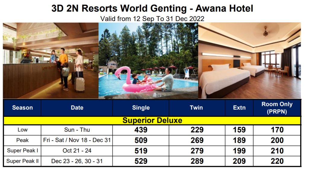 wts travel genting package 2022