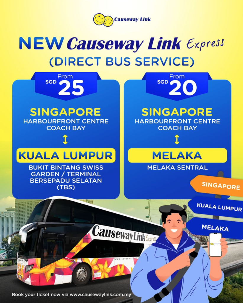 Causeway Link Express to KL & Malacca