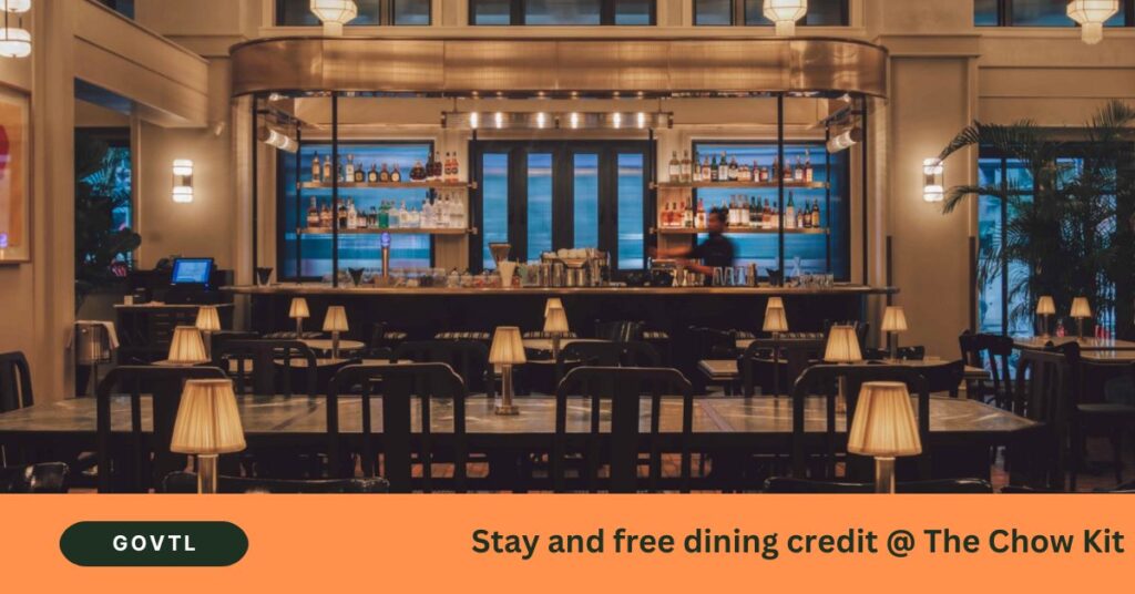 Stay and free dining credit @ The Chow Kit