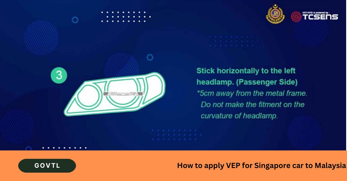 Step to apply malaysia VEP